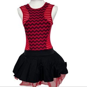 Kelle Dance Costume – Red & Black